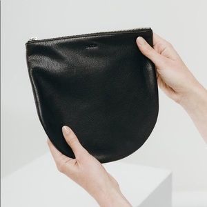 Baggu large leather u pouch NEW